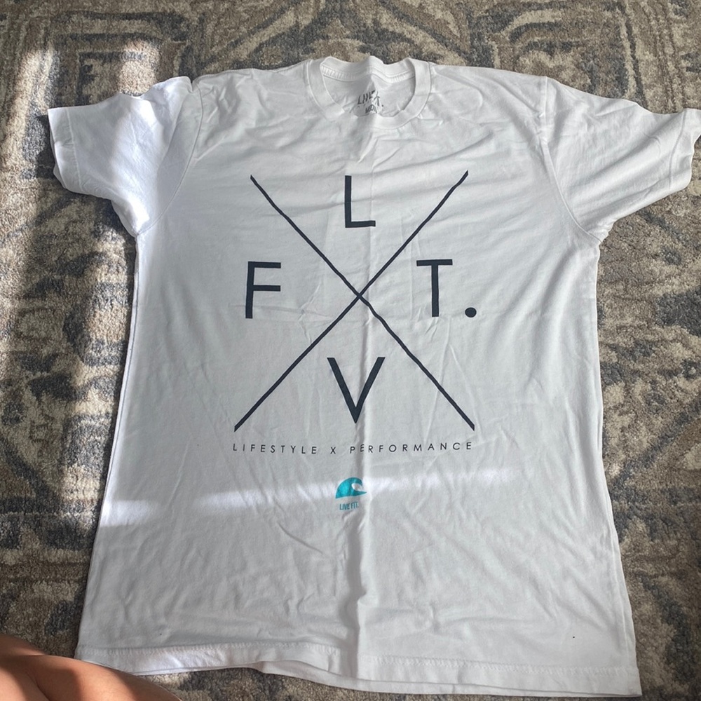 Live Fit white shirt